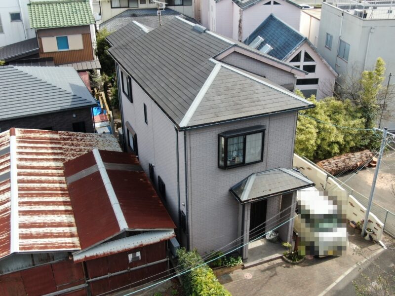 和歌山市　M様邸　屋根外壁塗装リフォーム工事 施工前