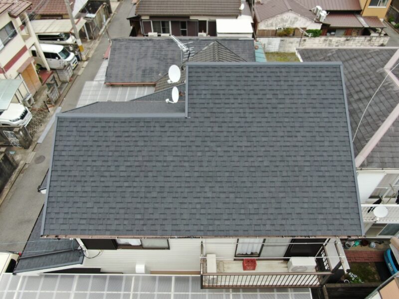 和歌山市　O様邸　外壁塗装、屋根葺き替え工事 施工後