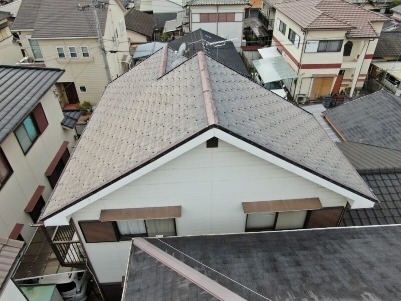 和歌山市　O様邸　外壁塗装、屋根葺き替え工事 施工前