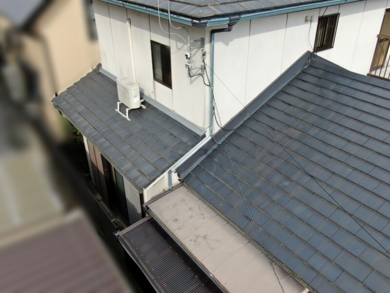和歌山市　K様邸　屋根外壁塗装・塀塗装工事 施工前