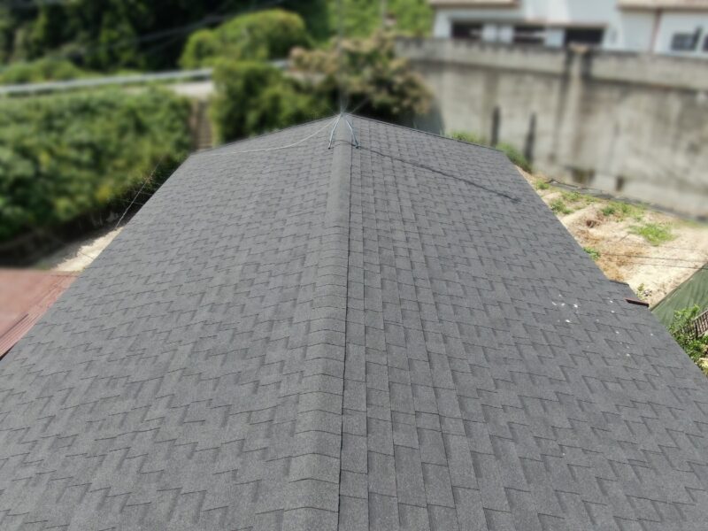 屋根工事 【完了】屋根カバーはこれで完了です。