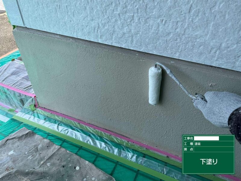 基礎塗装 【下塗り】下塗りです。