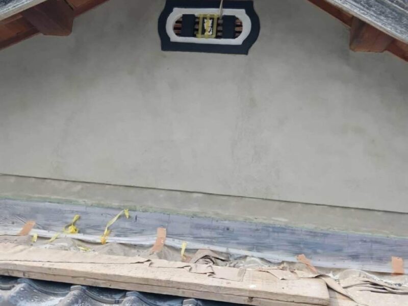 漆喰工事 【漆喰上塗り】