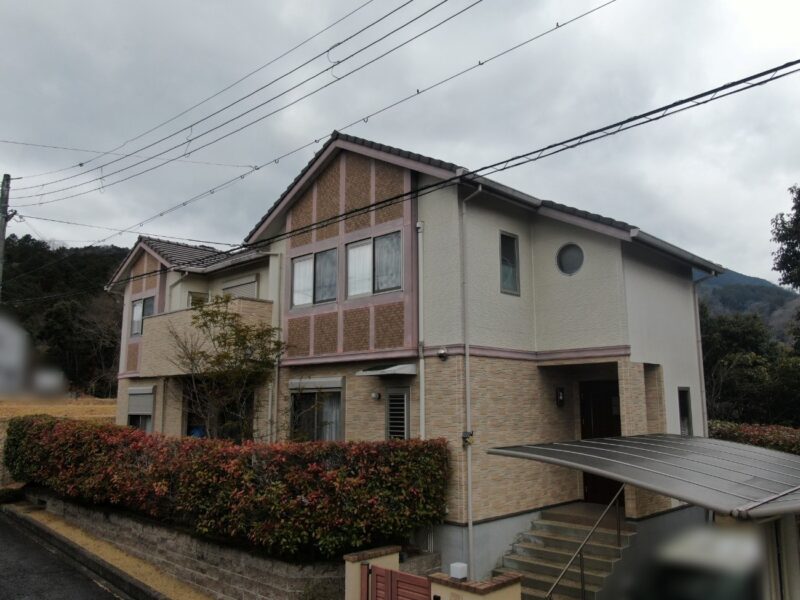 和歌山県 S様邸 外壁塗装工事 施工前