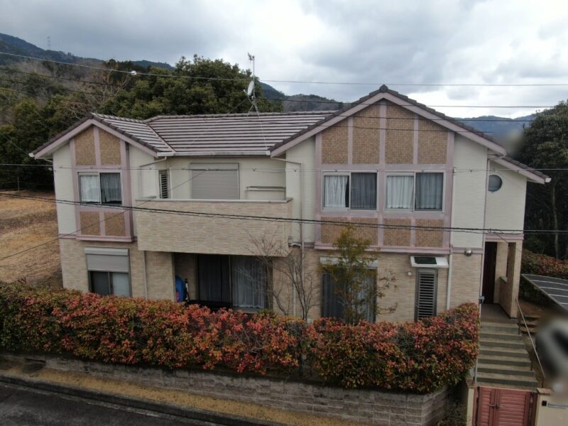 和歌山県 S様邸 外壁塗装工事 施工前