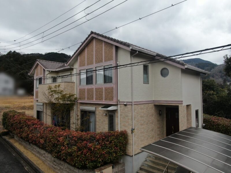 和歌山県 S様邸 外壁塗装工事 施工前