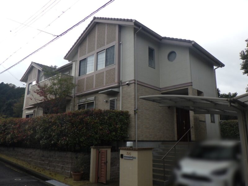 和歌山県 S様邸 外壁塗装工事 施工前