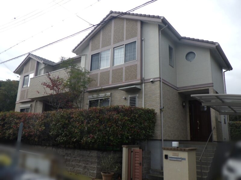 和歌山県 S様邸 外壁塗装工事 施工前