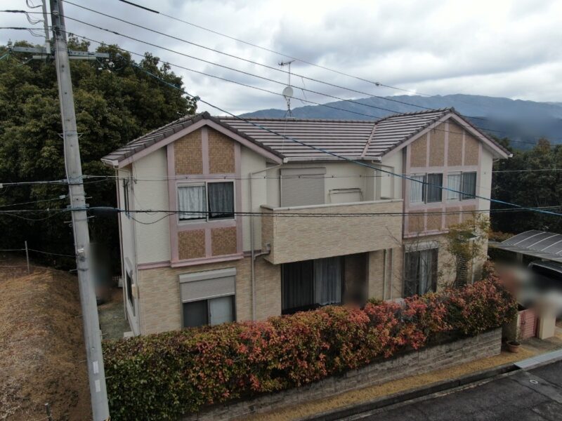 和歌山県 S様邸 外壁塗装工事 施工前