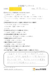 海南市　Ｋ様邸　洗面台交換工事