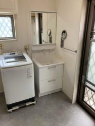 和歌山市　M様邸　洗面リフォーム、ブラインド取替工事