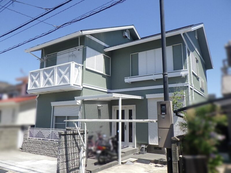 和歌山市 Y様邸 屋根外壁塗装工事 施工後