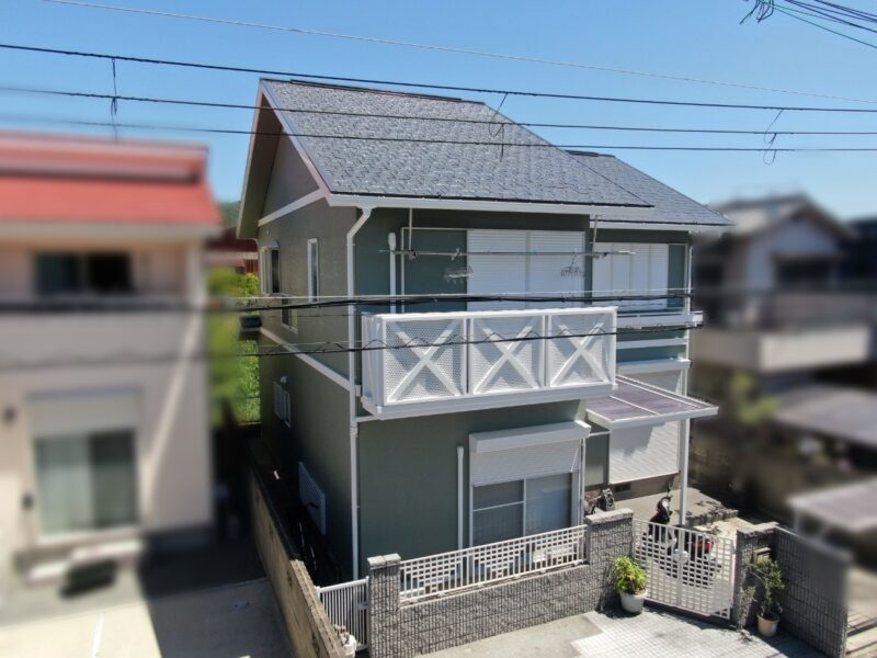 和歌山市 Y様邸 屋根外壁塗装工事 施工後