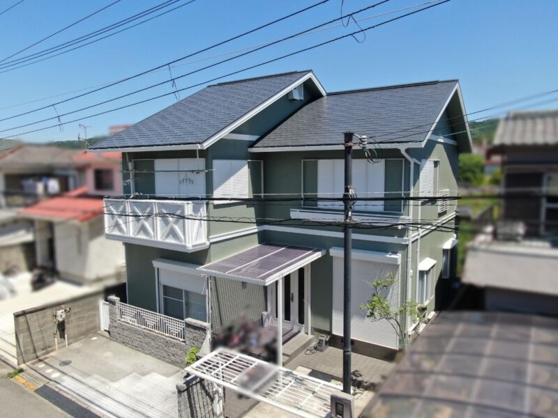 和歌山市 Y様邸 屋根外壁塗装工事 施工後