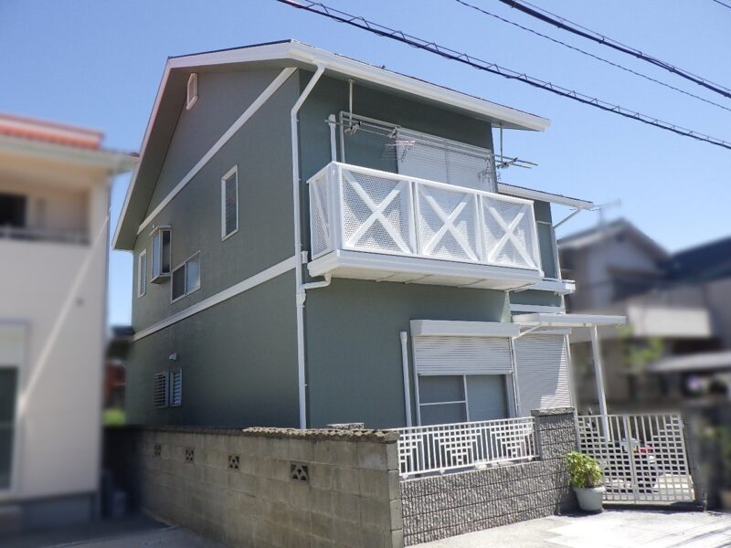 和歌山市 Y様邸 屋根外壁塗装工事 施工後