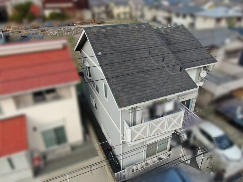 和歌山市 Y様邸 屋根外壁塗装工事 施工前