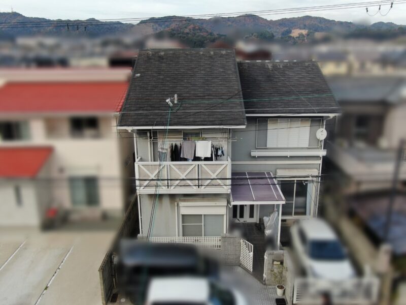 和歌山市 Y様邸 屋根外壁塗装工事 施工前