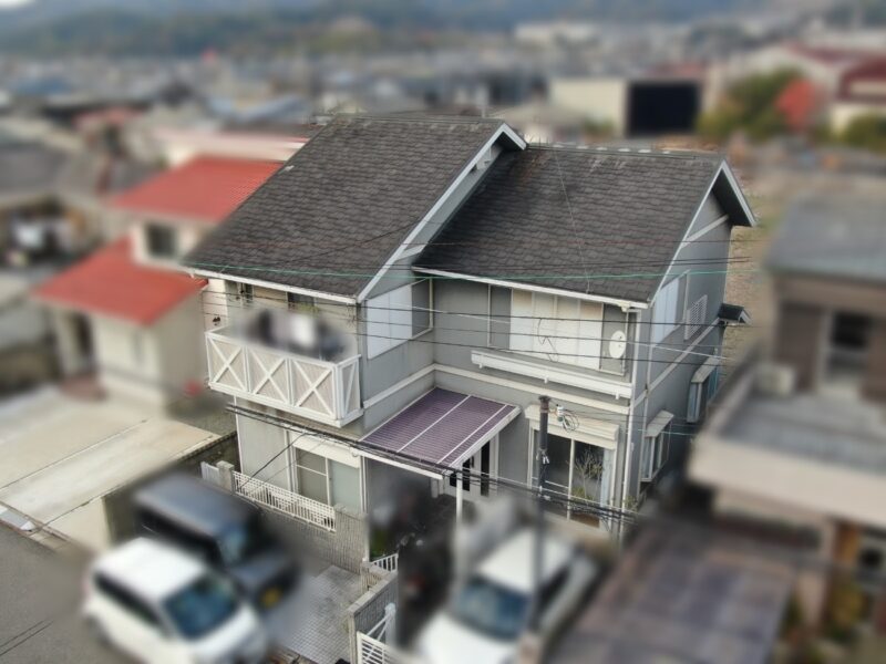 和歌山市 Y様邸 屋根外壁塗装工事 施工前