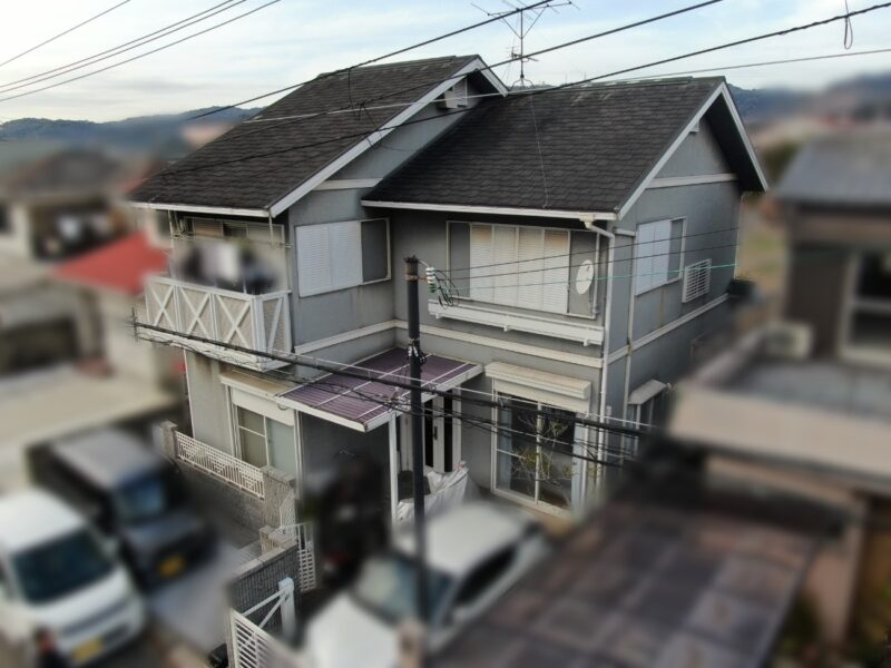 和歌山市 Y様邸 屋根外壁塗装工事 施工前
