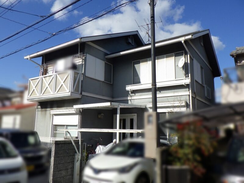 和歌山市 Y様邸 屋根外壁塗装工事 施工前