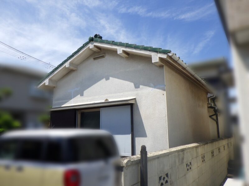 和歌山市 S様邸 離れ外壁塗装工事 施工前