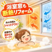 浴室窓断熱　浴室交換工事