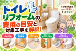 【2026年版】トイレリフォームの費用はいくら？交換時期・節水トイレ・介護に備えたバリアフリー改修を解説！｜和歌山市・阪南市・岬町のリフォーム・屋根外壁塗装専門店